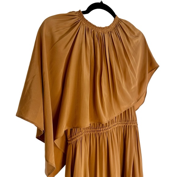ULLA JOHNSON Tahlia Dress in Chestnut 100% Silk $780 orig NWT! - Picture 6 of 12